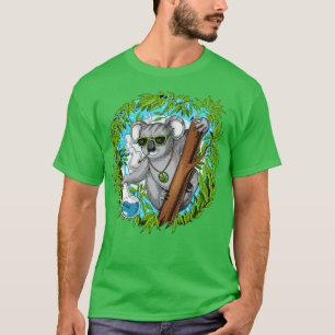 Camiseta Coala Smoking Weed