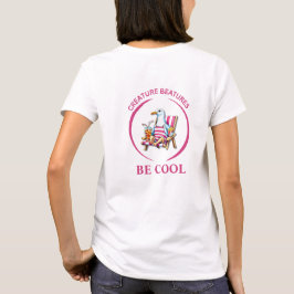 Camiseta Coastal Cartoon dressed up  Seagull – Be Cool
