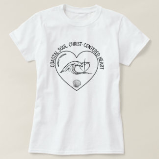Camiseta Coastal Soul, Christ-Centered Heart – Women’s Fait