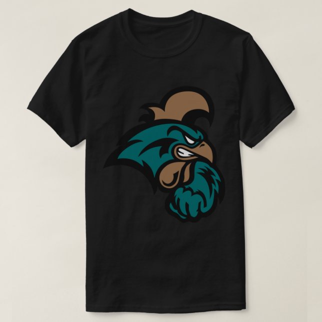Camiseta Coasteira Carolina Chanticleers Eagles Sticker (Frente do Design)