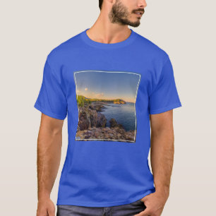Camiseta Coastline   Acadia National Park, Schooner Head