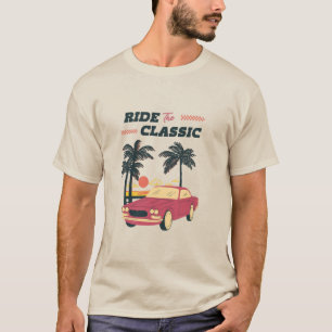 Camiseta Coastline Cruisin' - Traçado na Praia