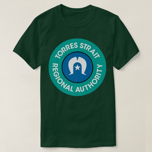 Camiseta Coat of arms of Torres Strait Islanders  (Frente do Design)