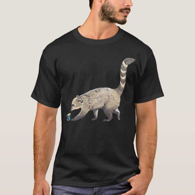 Camiseta Coati - Série Animal (Frente)