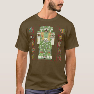Camiseta Coatlicue Aztec Mãe dos Deuses Deusa da Fertilidad