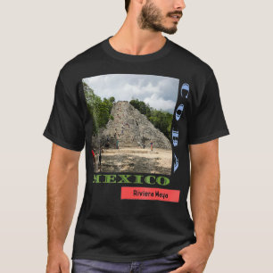Camiseta Coba Mexico Mayan Ruins Viagem Souvenirs Photograp