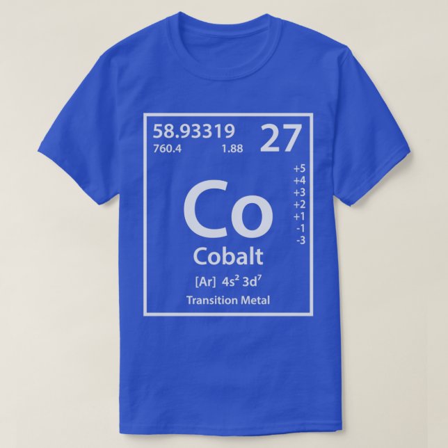 Camiseta Cobalt Element  (Frente do Design)