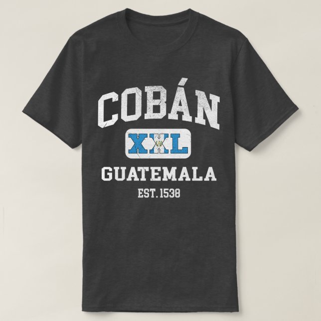 Camiseta Coban Guatemala XXL design 1 (Frente do Design)