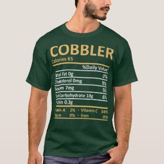 Camiseta Cobbler Nutrition Family Matching Thanksgiving Foo