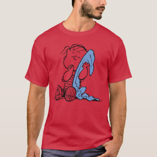 Camiseta Cobertor engraçado do Linus Peanuts