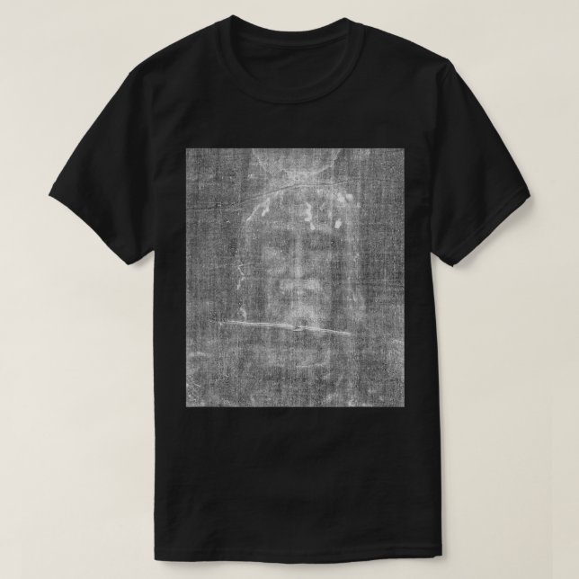 Camiseta Cobertura de Turim Face de Jesus Cristo Relic (Frente do Design)