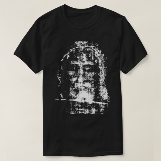 Camiseta Cobertura de Turim Jesus Cristo Enfrentado Premium (Frente do Design)