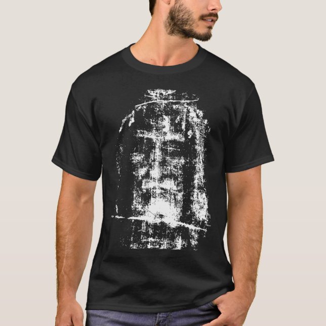Camiseta Cobertura de Turim Jesus Cristo Face (Frente)