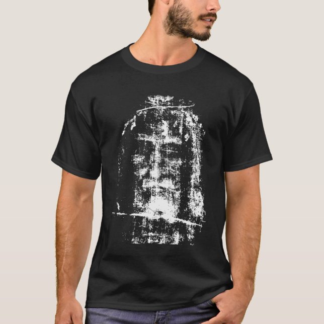 Camiseta Cobertura de Turim Jesus Cristo Face280 (Frente)