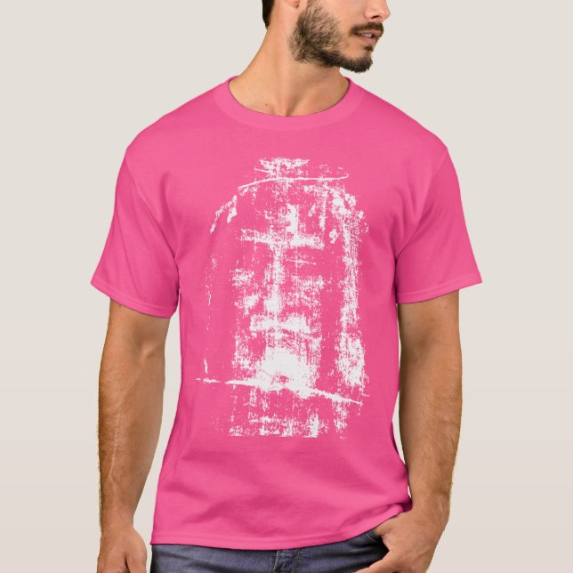 Camiseta Cobertura de Turim Jesus Cristo Face Clássica (Frente)