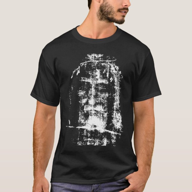 Camiseta Cobertura De Turim Jesus Cristo Face Swea (Frente)