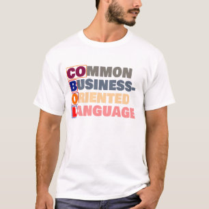 Camiseta COBOL é Common Business-Oriented Language