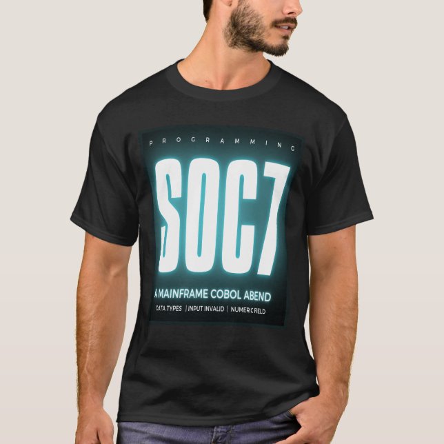 Camiseta Cobol Programação Abend Soc7 (Frente)