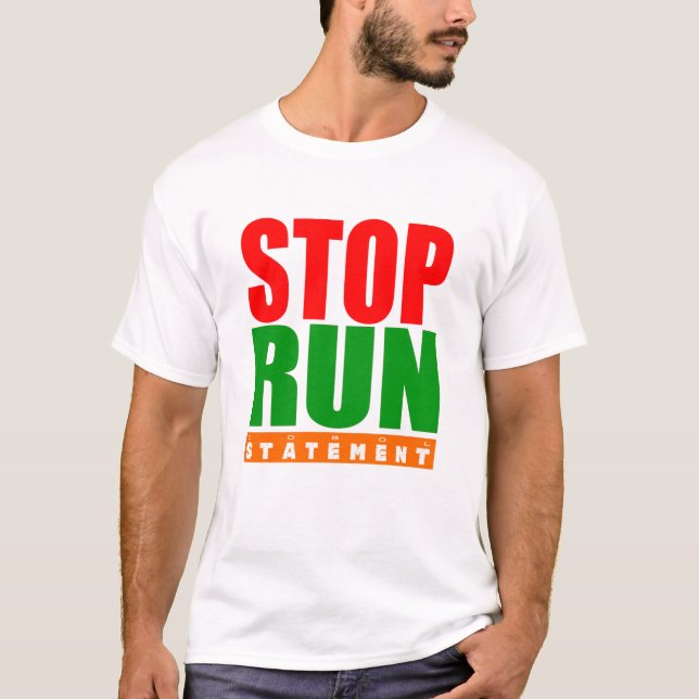 Camiseta Cobol Programming Stop Run Statement (Frente)