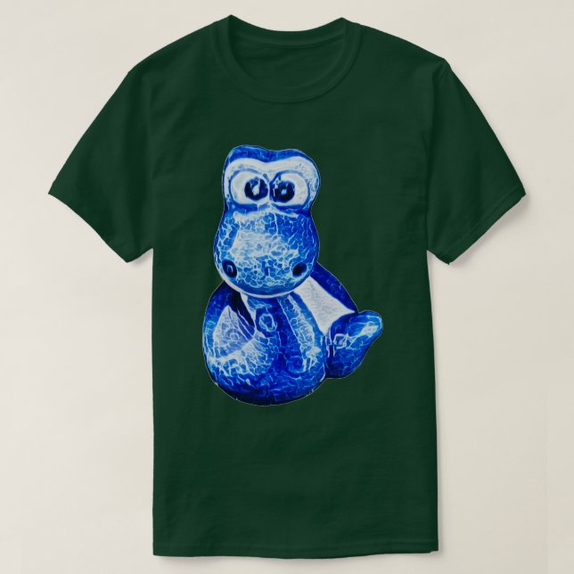 Camiseta Cobra 3 azul charmoso (Frente do Design)