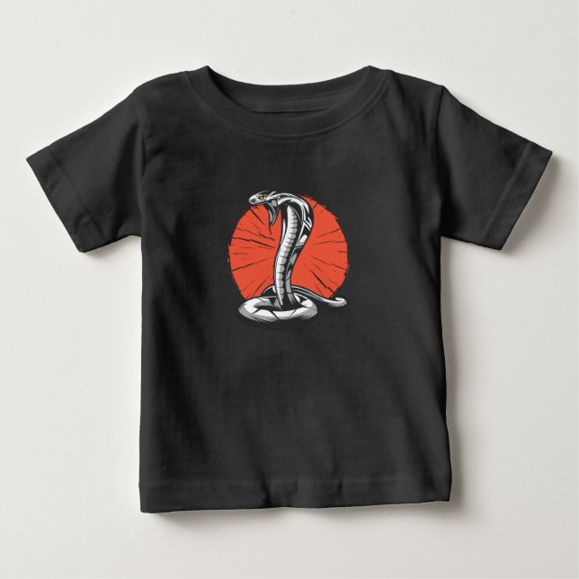 Camiseta Cobra abre capô, cobra atacando (Frente)