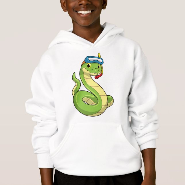 Camiseta Cobra as Diver wirth Snorkel (Frente)