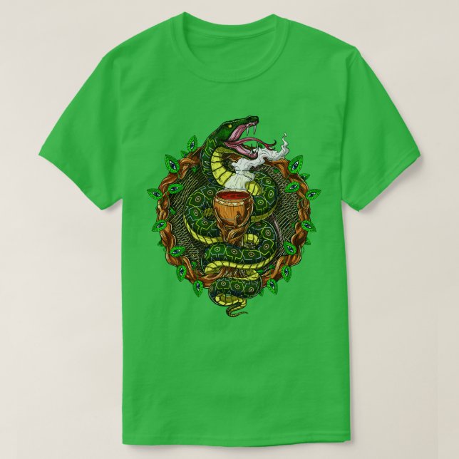 Camiseta Cobra Ayahuasca (Frente do Design)