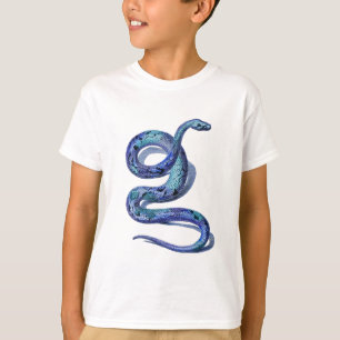 Camiseta Cobra azul Coiled