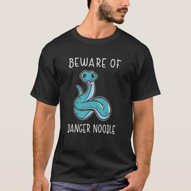 Camiseta Cobra Beware De Rótulos De Mente De Borninho Perig (Frente)