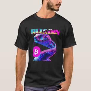 Camiseta Cobra Bitcoin (Afirmativa BTC Engraçada Estilo Cob