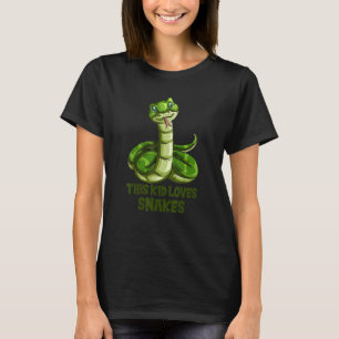 Camiseta Cobra Cascavel Python Crianças Cobra Essa Criança