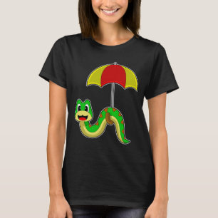 Camiseta Cobra Chovendo Guarda-Chuva