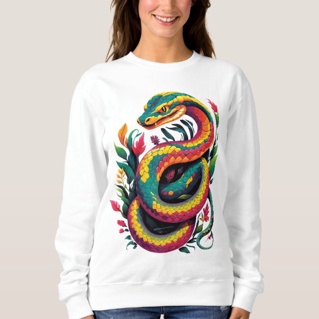 Camiseta Cobra colorido (Frente)