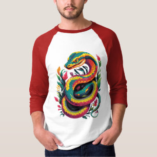 Camiseta Cobra colorido