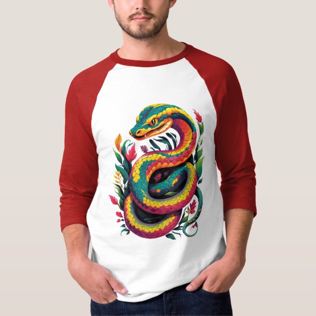 Camiseta Cobra colorido (Frente)
