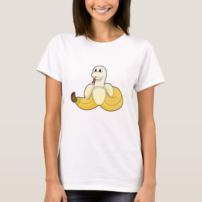 Camiseta Cobra com Banana (Frente)