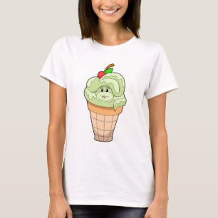 Camiseta Cobra com cone de Sorvete e Cherry