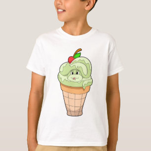 Camiseta Cobra com cone de Sorvete e Cherry