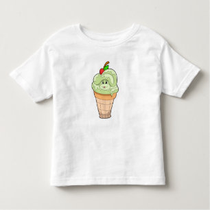 Camiseta Cobra com cone de Sorvete e Cherry
