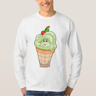 Camiseta Cobra com cone de Sorvete e Cherry