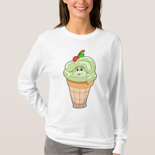 Camiseta Cobra com cone de Sorvete e Cherry