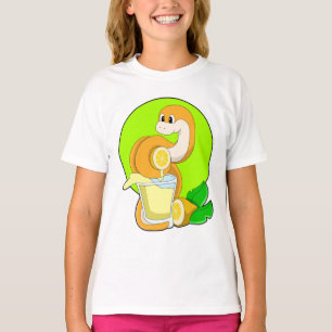 Camiseta Cobra com copo de sumo de limão