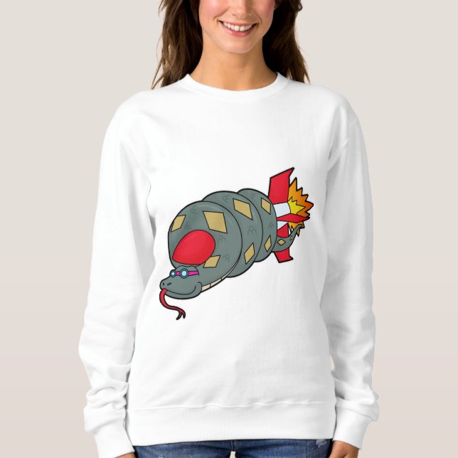 Camiseta Cobra com foguete (Frente)