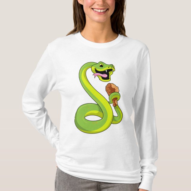 Camiseta Cobra com frango (Frente)