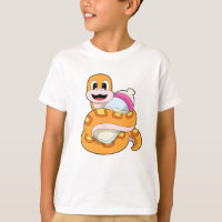 Cobra com garrafa de bebê