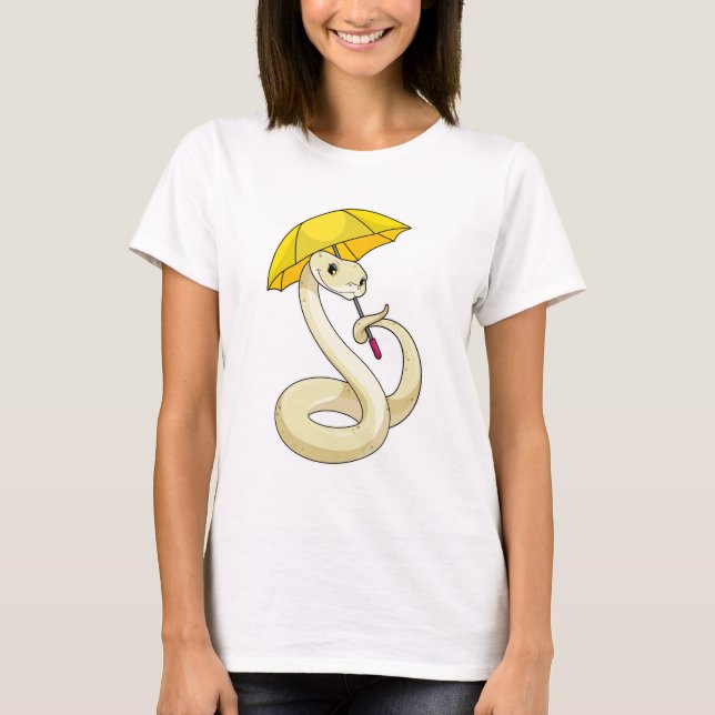 Camiseta Cobra com guarda-chuva (Frente)