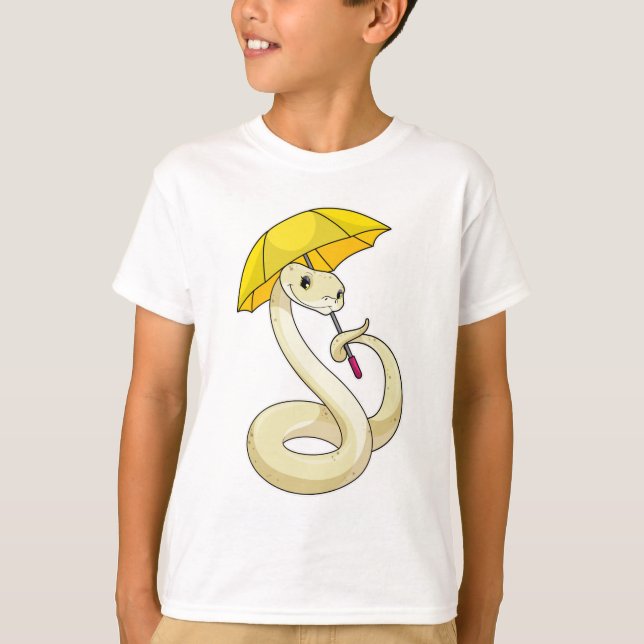Camiseta Cobra com guarda-chuva (Frente)