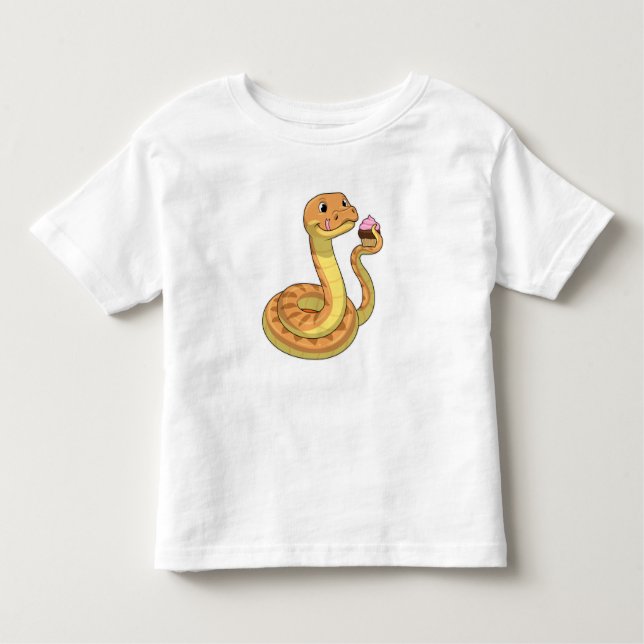 Camiseta Cobra com Muffin (Frente)
