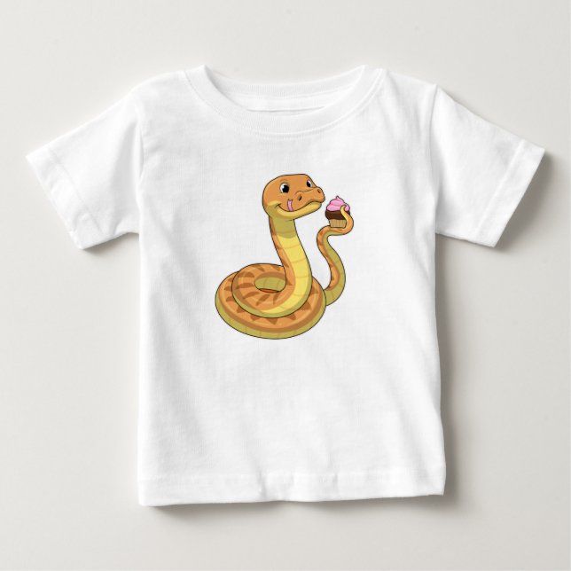 Camiseta Cobra com Muffin (Frente)