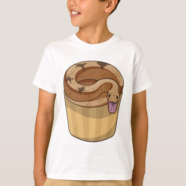 Camiseta Cobra com Muffin (Frente)